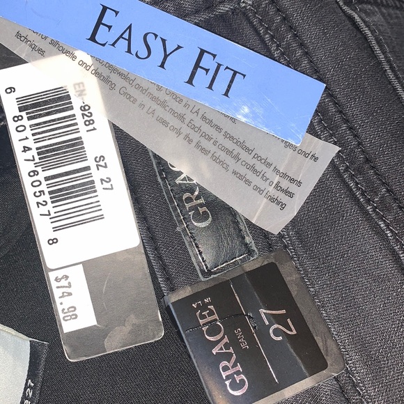 Grace in LA Womens Size 27 Skinny Easy Fit Stretchy Denim Jean NWT - Picture 13 of 16